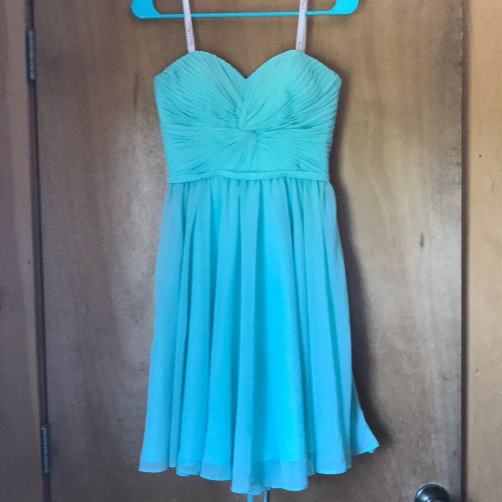 Strapless prom dress